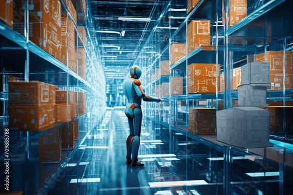 Fototapeta Supply Chain Management