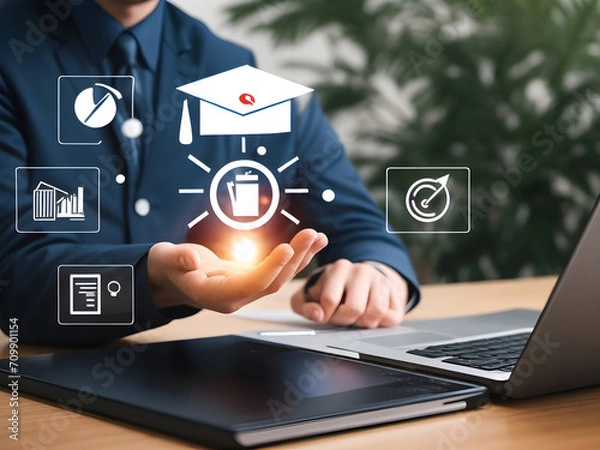 Fototapeta education, career degree program