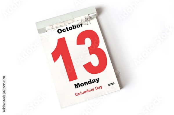 Obraz 13 . October 2025 Columbus Day