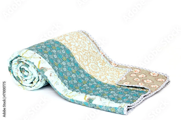 Obraz Patchworkdecke mit Ornamenten