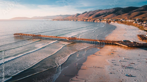 Obraz Pismo Beach Aerial