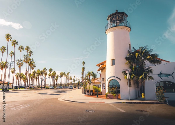 Obraz Santa Barbara Lighthouse