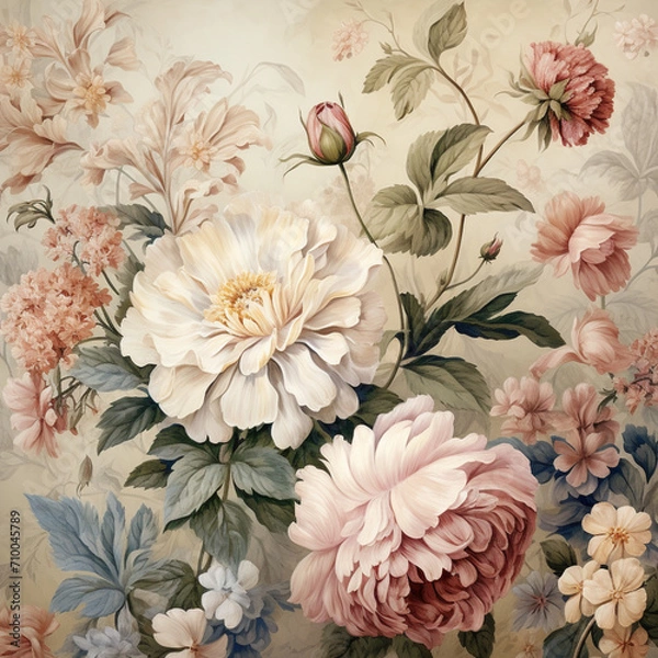 Obraz  background with flowers