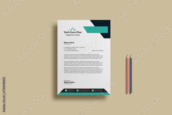 Fototapeta flat design template for web design