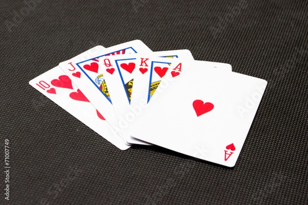 Fototapeta Straight flush