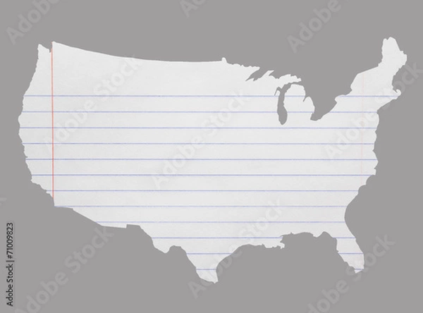 Obraz Notebook Paper US