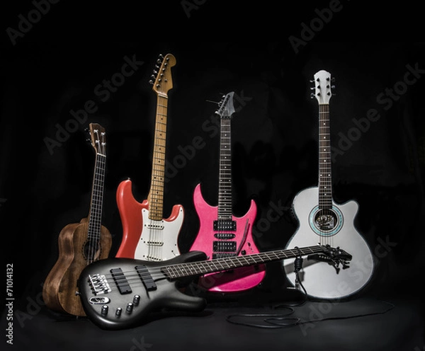 Fototapeta String instruments collection