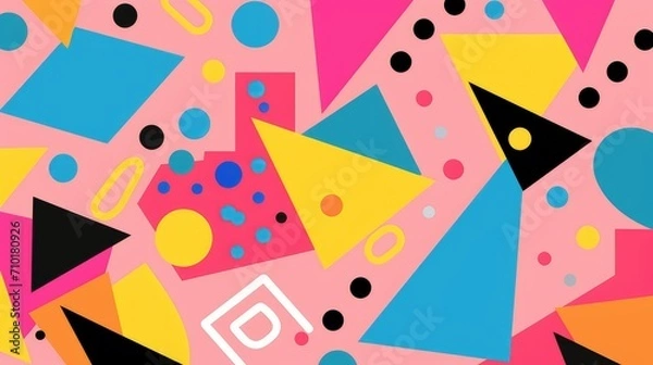Fototapeta shape design geometric background illustration abstract minimal, modern symmetry, line color shape design geometric background