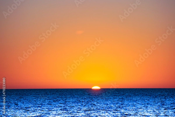 Obraz sunset over the sea