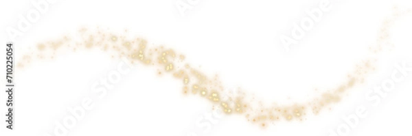 Fototapeta bokeh particle effect with shining gold Floating Dust