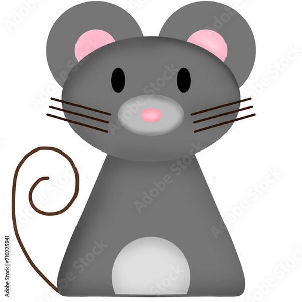 Obraz mouse with cheese