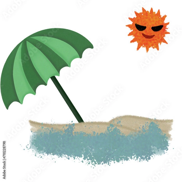 Obraz beach umbrella
