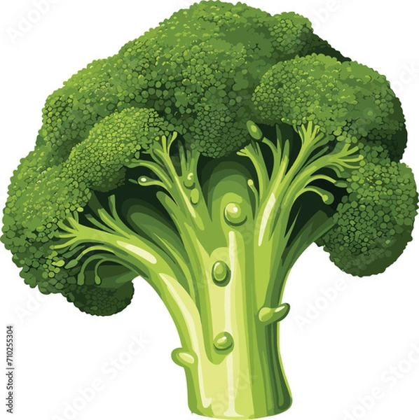 Obraz broccoli vector illustration