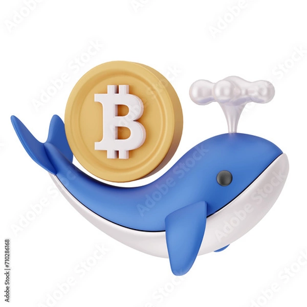 Obraz Bitcoin Cryptocurrency 3D Icon and illustration