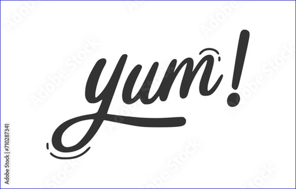 Obraz Yum Typography