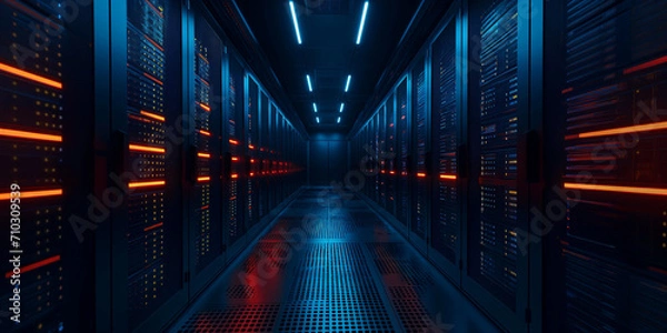 Obraz Server racks in server room data center
