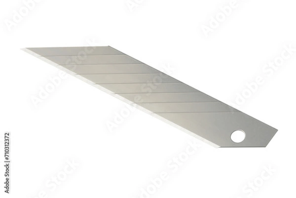 Obraz Cutter blade isolated on white back ground.