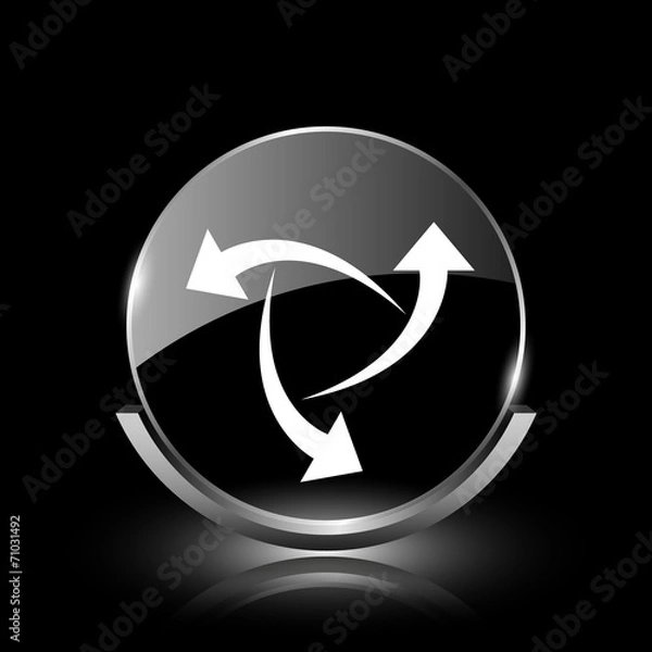 Fototapeta Change icon