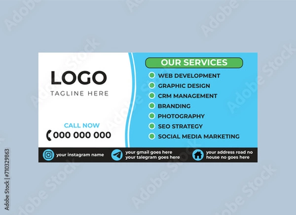 Fototapeta Billboard design, template for outdoor advertising,Empty Outdoor Advertising billboard at bus stop, Empty place for marketing ban posting photos and text. Modern business concept. 