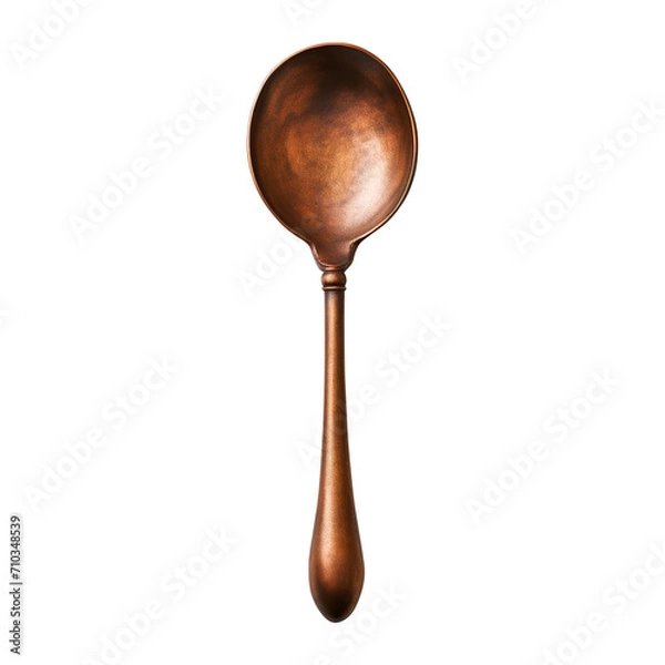 Fototapeta Kitchen ladle isolated on transparent background Remove png, Clipping Path, pen tool