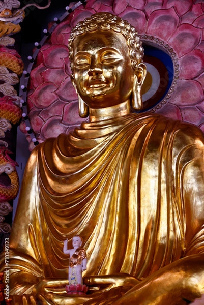 Fototapeta Lam Te Pagoda. Siddhartha Gautama, most commonly referred to as the Buddha : the awakened. Ho Chi Minh city. Vietnam.