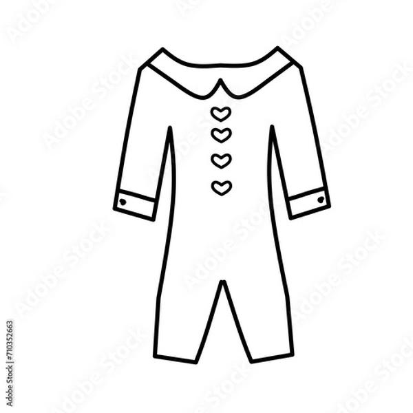 Obraz Dress Baby Outline 