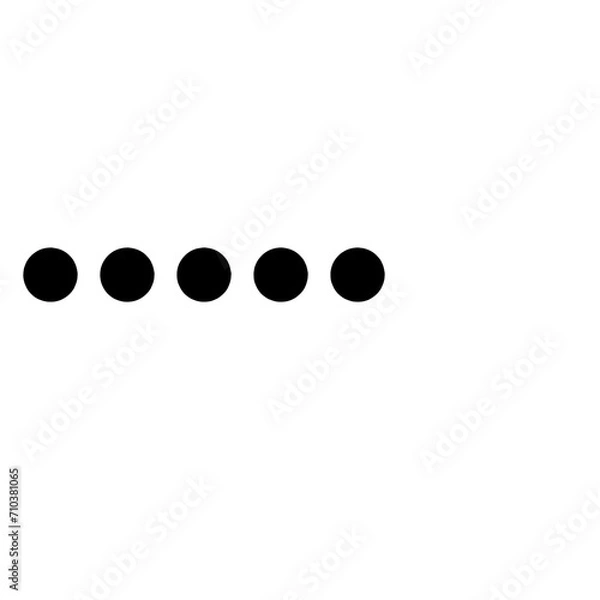 Fototapeta Morse code numbers