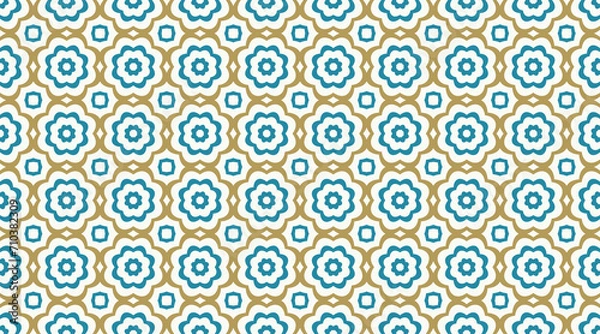 Fototapeta Geometric seamless pattern. Abstract geometric graphic design. Seamless geometric colorful background.