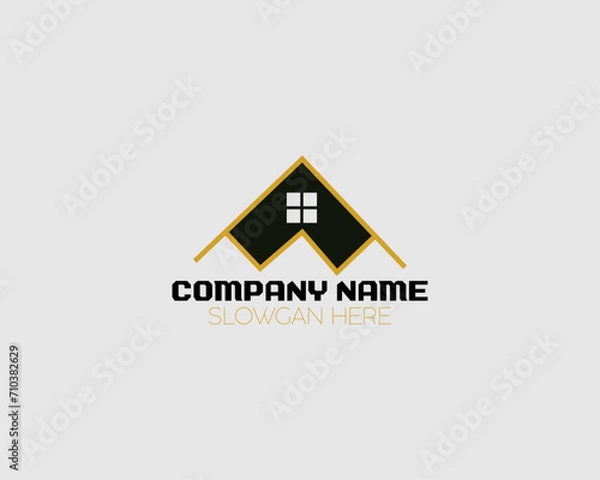 Obraz Home property logo Real Estate VY Logo Design On Creative Vector  Logo with zipper file 
