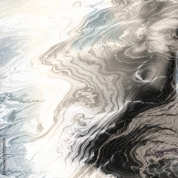 Fototapeta Abstract Marble texture. Fractal digital Art Background. High Resolution. Can be used for background or wallpaper Fractal digital art