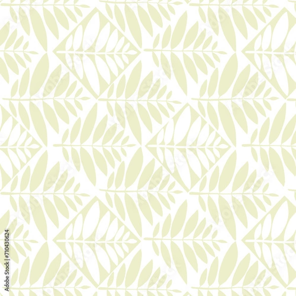 Fototapeta seamless pattern with leaves