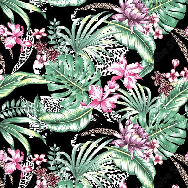 Obraz abstract floral background