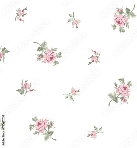 Obraz set of flowers and butterflies