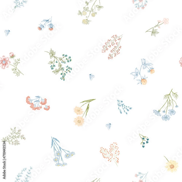 Obraz Digital textile design kids design pattern