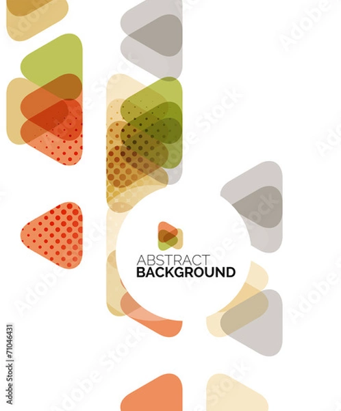 Fototapeta Triangle geometric concept