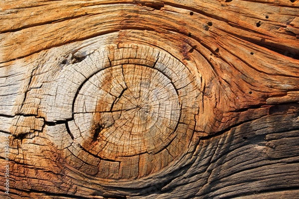 Fototapeta Grained wood