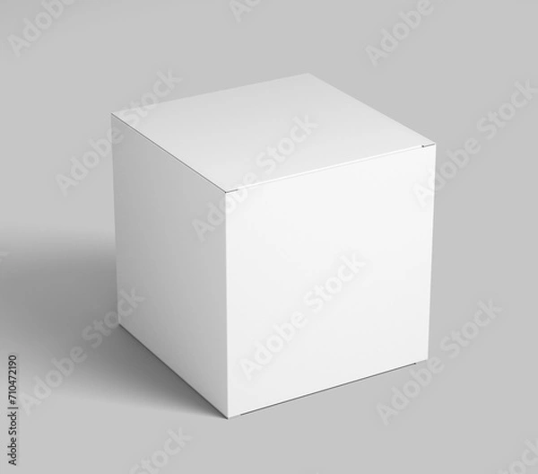 Obraz Blank square box mockup
