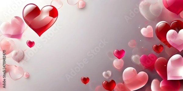 Obraz pink and white background