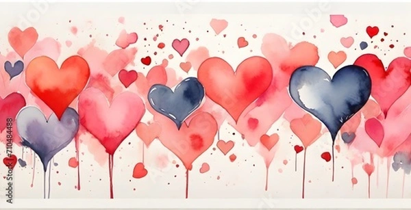 Obraz valentine background with heart