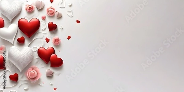 Obraz red rose petals