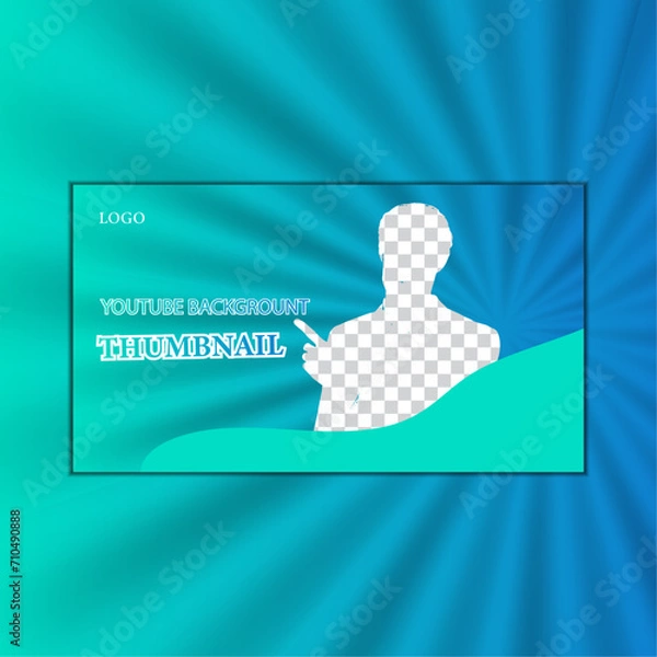 Obraz Youtube thumbnail design.