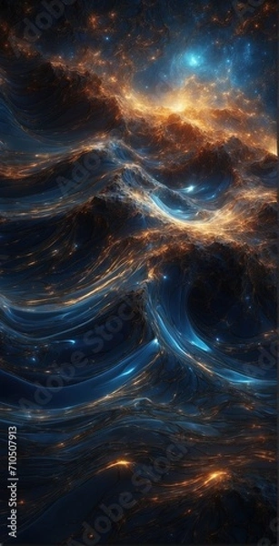 Fototapeta Cosmic waves