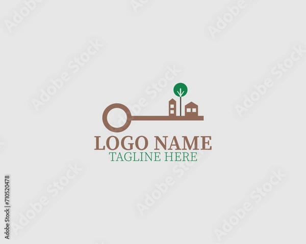 Obraz Home style logo design Home and house logo design vector, logo , architecture and building, design property
