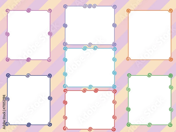 Fototapeta Framework for photos