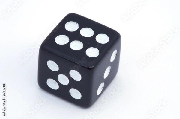 Obraz i numbersix in a dice