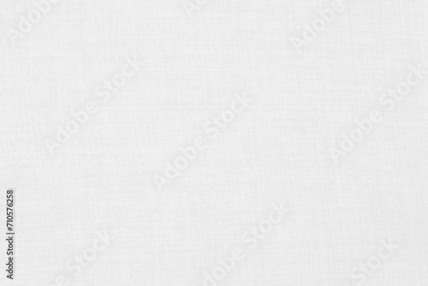 Fototapeta White linen fabric cloth texture for background, natural textile pattern.