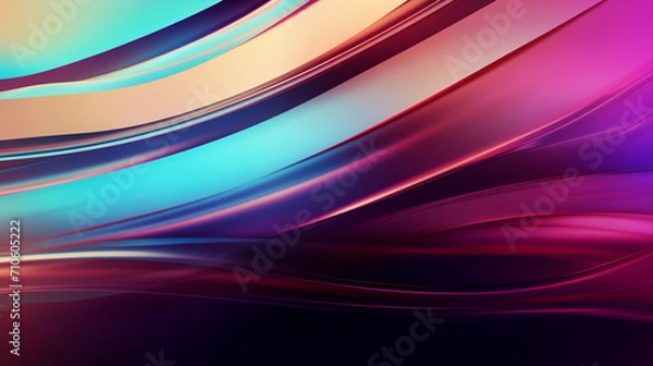 Fototapeta holographic background, futuristic colorful background, metalic background | Ai generated
