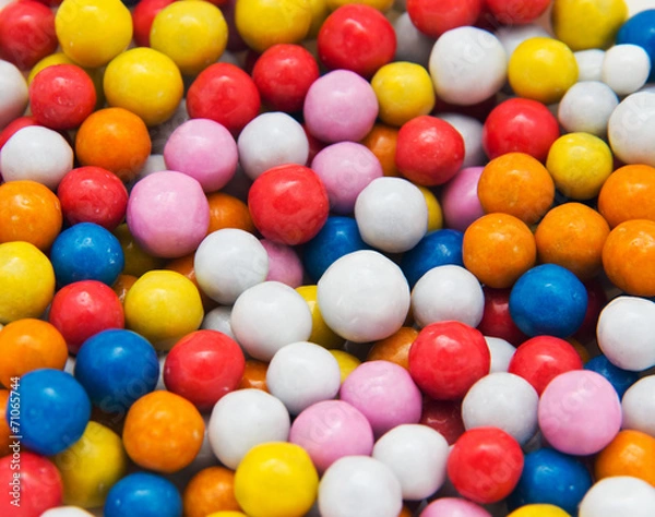 Fototapeta sweet color candy