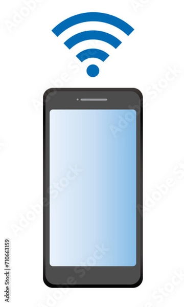 Fototapeta スマートフォン　着信中　呼び出し	