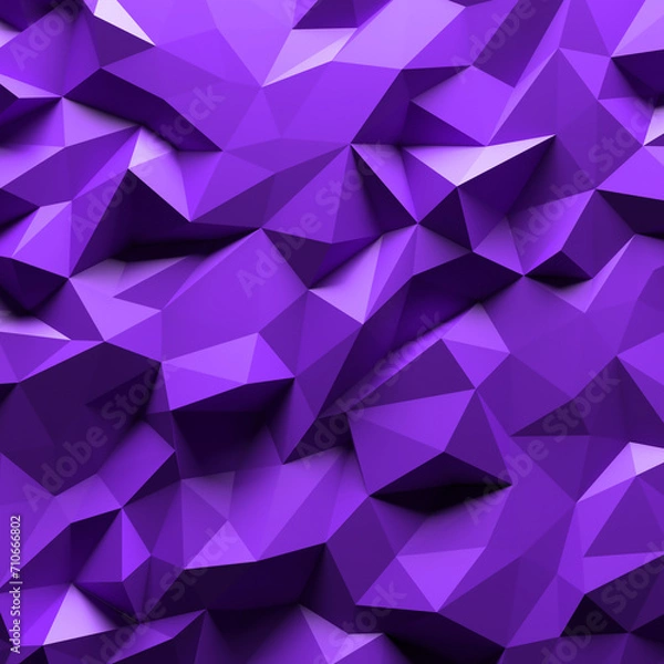 Obraz Abstract triangle Low Polygon background wallpaper texture 3d render	
